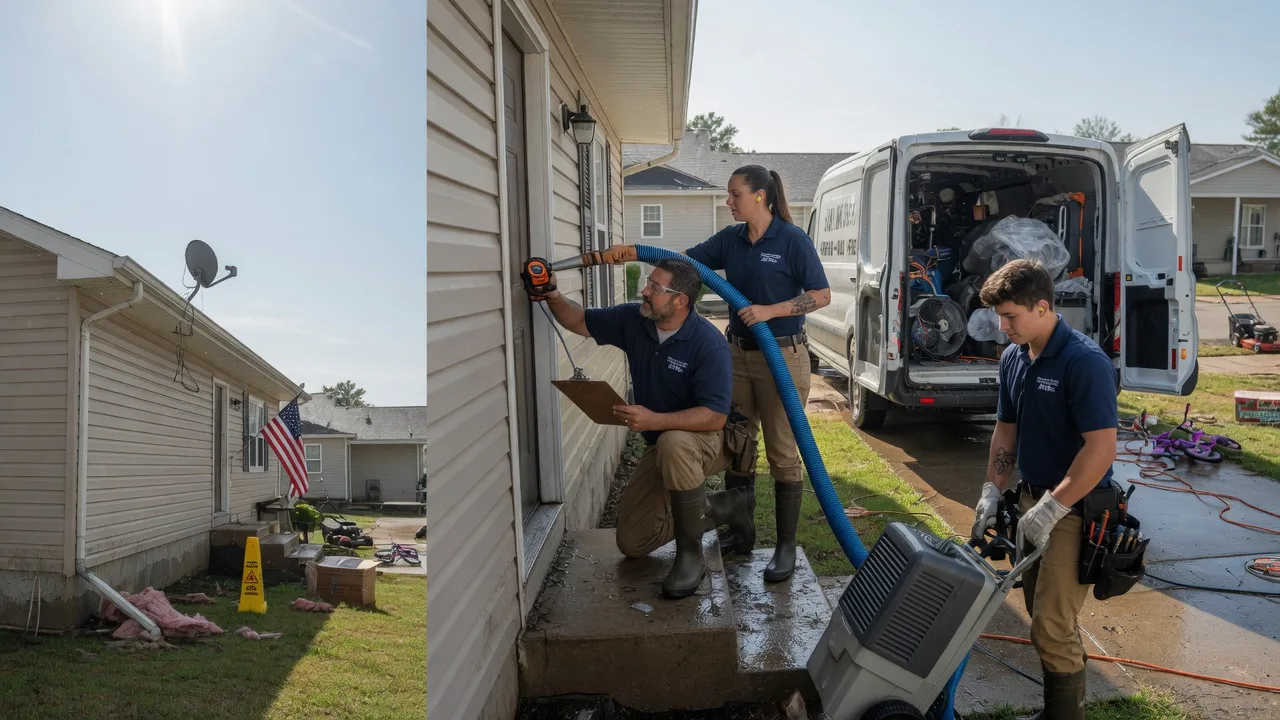 Ceiling Water Damage Restoration in Glen, MS near me